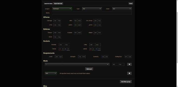 Poza handlem ingame poprzez odpowiednią grupę czatową, Gracze otrzymali do dyspozycji specjalną stronę internetową: http://poe - Jak handlować przedmiotami? | Path of Exile - Path of Exile - poradnik do gry