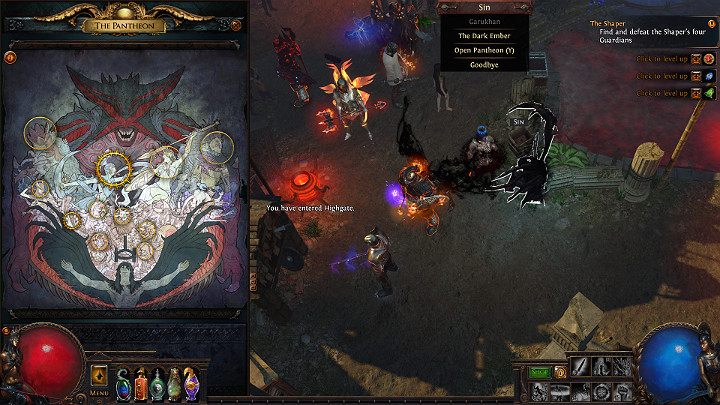 W systemie The Pantheon dostępnych jest 11 Boskich Mocy z czego 4 są główne, a 7 pomniejszych - The Pantheon - Boskie Moce | Path of Exile - Path of Exile - poradnik do gry