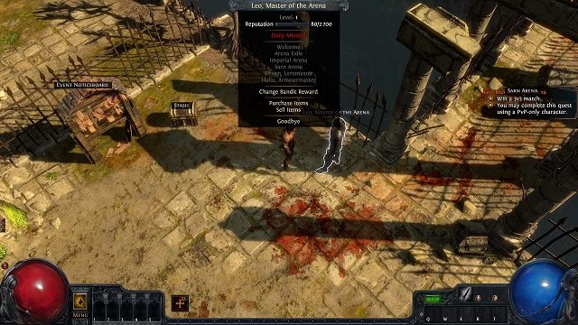 A to ci nowość. - Arena PvP | Dodatkowe informacje | Path of Exile - Path of Exile - poradnik do gry