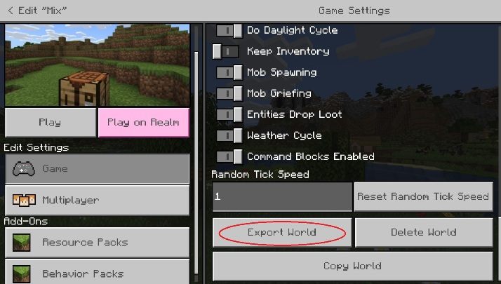 Dzięki tej opcji zapiszesz swój świat na twardym dysku - Minecraft: Usuwanie światów - jak usunąć? Kupowanie, eksportowanie - Minecraft - poradnik do gry
