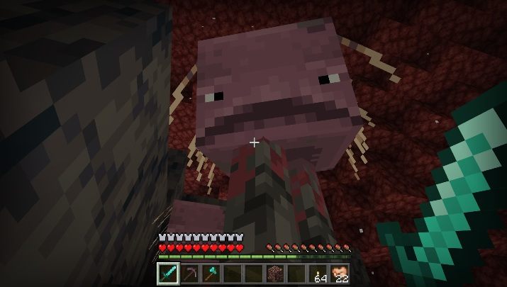 Magmołazy pojawiają się tylko w Netherze, w okolicach zbiorników z lawą - Minecraft: Magmołaz - Nether Update - Minecraft - poradnik do gry
