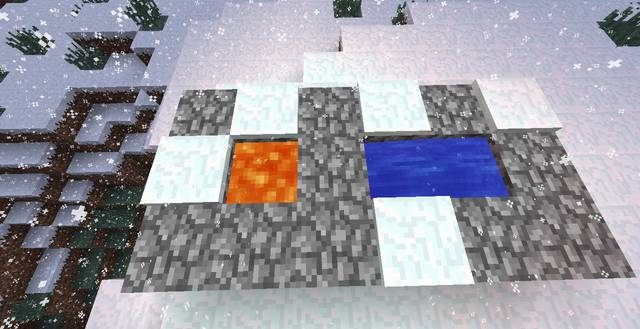 Podstawowy generator cobblestonea - Minecraft: Generator cobblestonea, porady dla domu - Minecraft - poradnik do gry