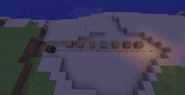 Granica długości sygnału - Minecraft: Układy redstoneowe - podstawowe - Minecraft - poradnik do gry