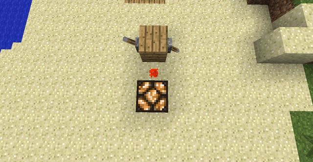 OR - Minecraft: Bramki logiczne - układy redstoneowe - Minecraft - poradnik do gry