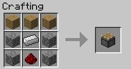 Tłok powoduje przesunięcie bloku przed nim, gdy zostanie podany sygnał redstone - Minecraft: Redstone, transport - schematy, crafting - Minecraft - poradnik do gry