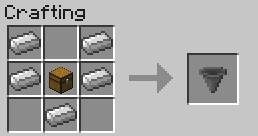 Umożliwia wyciąganie przedmiotów z obiektów (np - Minecraft: Redstone, transport - schematy, crafting - Minecraft - poradnik do gry