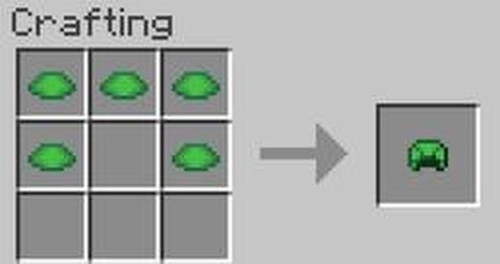 Jest to specjalny hełm, który utworzysz z tarczki (Scute) upuszczanych przez dorosłe żółwie - Minecraft: Broń, zbroja, narzędzia - schematy, crafting - Minecraft - poradnik do gry