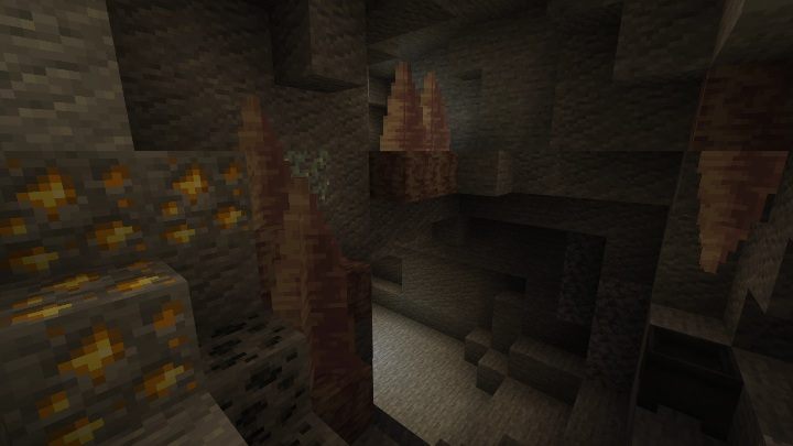 Spadający stalaktyt może zdać obrażenia oraz zabić postać - Minecraft Caves & Cliffs: Bloki - lista - Minecraft - poradnik do gry