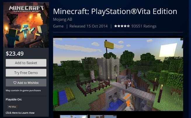 Do zakupienia w PlayStation Store - Minecraft: Edycje gry - lista, koszt - Minecraft - poradnik do gry