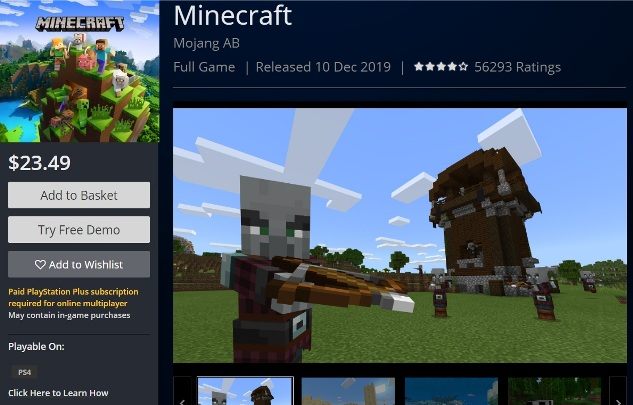 Do zakupienia w PlayStation Store - Minecraft: Edycje gry - lista, koszt - Minecraft - poradnik do gry
