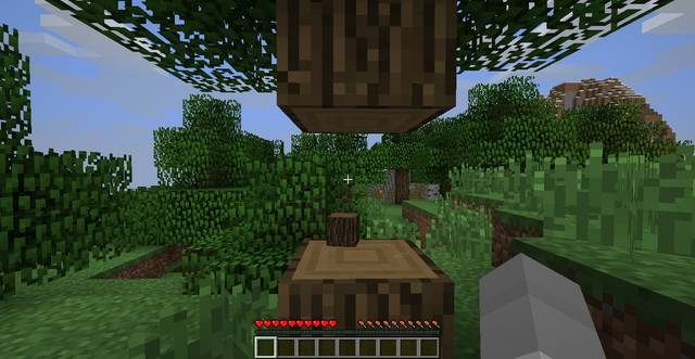 Zbierz drewno - Minecraft: Pierwszy dzień - jak przeżyć? - Minecraft - poradnik do gry