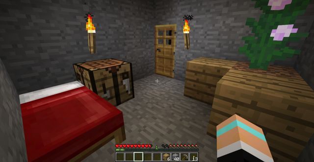 Przykładowe lokum - Minecraft: Pierwszy dzień - jak przeżyć? - Minecraft - poradnik do gry