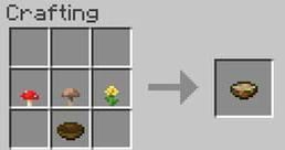 Tworzysz ją tak, jak zupę grzybową, lecz dodaj do niej dowolny kwiatek - Minecraft: Żywność - schematy, crafting - Minecraft - poradnik do gry