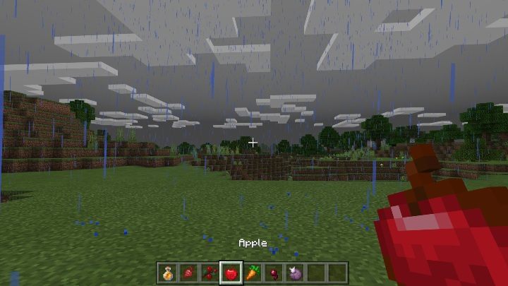 Jabłka przywracają 2 punkty głodu - Minecraft: Żywność - schematy, crafting - Minecraft - poradnik do gry