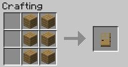 Drzwi, które można otwierać i zamykać - Minecraft: Elementy konstrukcyjne, wyposażenie - shcematy, crafting - Minecraft - poradnik do gry