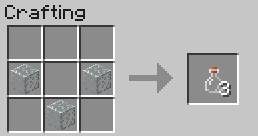 Szklane butelki służą do przechowywania mikstur - Minecraft: Pozostałe - schematy, crafting - Minecraft - poradnik do gry