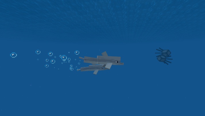 Delfiny występują w oceanach - Minecraft: Zwierzęta - moby - Minecraft - poradnik do gry