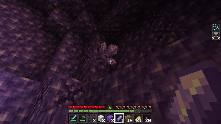 Ametysty wydzielają światło - Minecraft Caves & Cliffs: Geody ametystowe - lokalizacja, skład - Minecraft - poradnik do gry