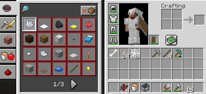 Encyklopedia ma jednak jedną sporą wadę: część przedmiotów dostępnych do wytworzenia pojawia się wraz z pozyskaniem nowych składników bądź wytworzeniem półproduktów - Minecraft: Encyklopedia - schematy, crafting - Minecraft - poradnik do gry