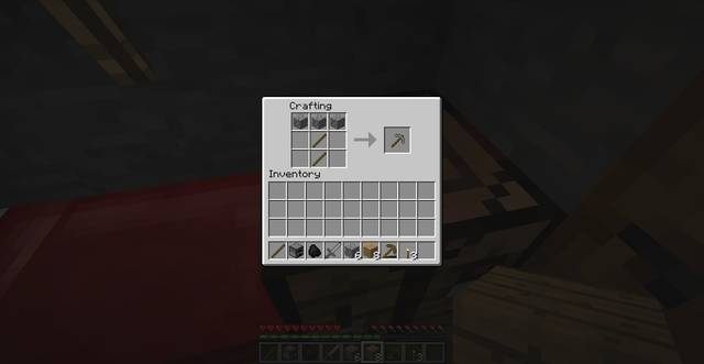 Kilof z kamienia - Minecraft: Drugi dzień - jak przeżyć? - Minecraft - poradnik do gry