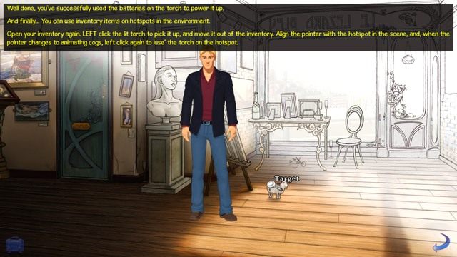 To już prawie koniec Samouczka. - Tutorial (Samouczek) | Broken Sword The Serpents Curse - Broken Sword: The Serpents Curse - poradnik do gry