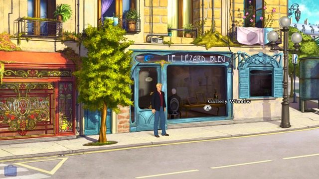 Przez szybę widać pokój, do którego usiłujesz się dostać. - George - Gallery I | Paryż | Broken Sword The Serpents Curse - Broken Sword: The Serpents Curse - poradnik do gry