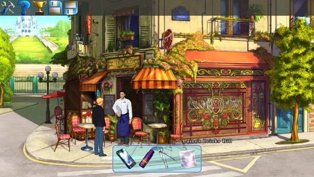 Od kelnera dostaniesz rachunek, którego Laine nie zapłacił. - George - Gallery I | Paryż | Broken Sword The Serpents Curse - Broken Sword: The Serpents Curse - poradnik do gry