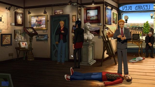 Inspektor nie jest zainteresowany nagraniami z monitoringu. - Nico - Gallery | Paryż | Broken Sword The Serpents Curse - Broken Sword: The Serpents Curse - poradnik do gry