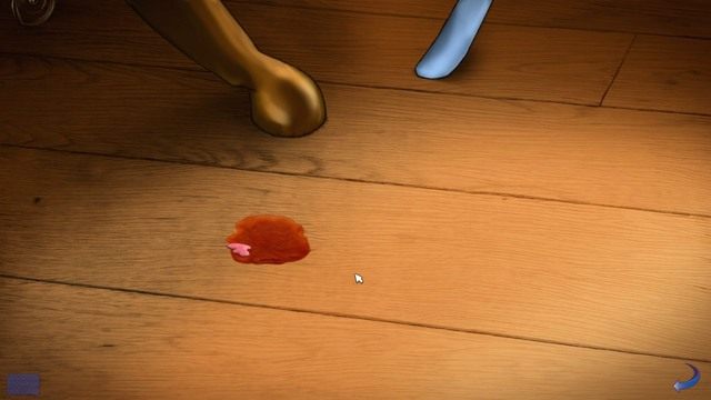 Tak wygląda plama przed interwencją Nico. - Nico - Gallery | Paryż | Broken Sword The Serpents Curse - Broken Sword: The Serpents Curse - poradnik do gry