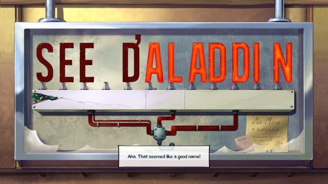 Tak wygląda poprawny napis. - George - Henris Apartment, Vera Security | Paryż - Broken Sword: The Serpents Curse - poradnik do gry