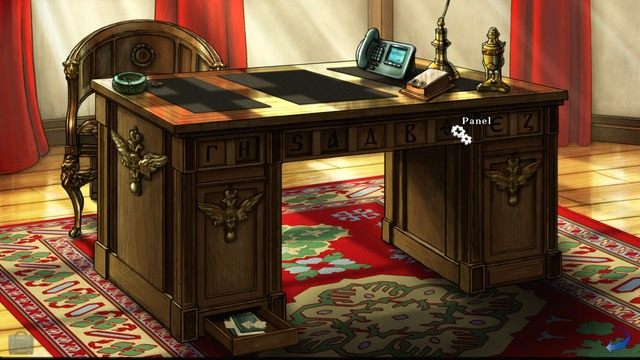 Nie każdy ma takie biurko jak Medovski. - George - Medovskys Library, Medovskys Study | Londyn - Broken Sword: The Serpents Curse - poradnik do gry