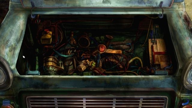 Ten pojazd najlepsze lata ma już za sobą. - George - Hobbs Yard, Artists Studio | Londyn - Broken Sword: The Serpents Curse - poradnik do gry