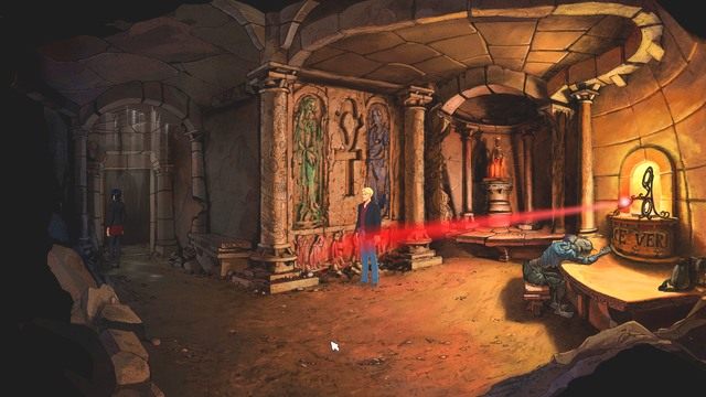 Jesteś blisko wydostania się z pułapki. - George - Santa Cova Cave | Montserrat | Broken Sword The Serpents Curse - Broken Sword: The Serpents Curse - poradnik do gry