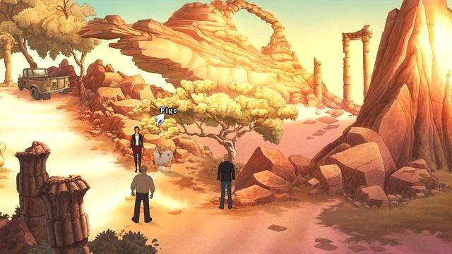 Tym razem George mniej się boi kozła. - George i Nico - Eden Approach; Eden | Iraq | Broken Sword The Serpents Curse - Broken Sword: The Serpents Curse - poradnik do gry