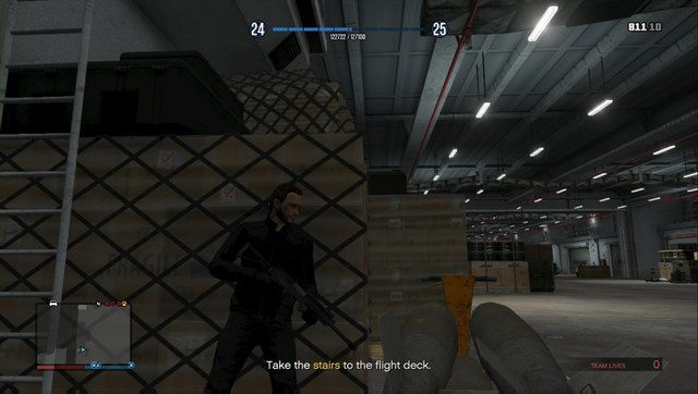 Używaj osłon, a mając mało zdrowia strzelaj nie wychylając się - GTA Online: Napad 3 - Skok na Humane Labs/Humane Raid | Napady DLC - GTA Online - poradnik do gry