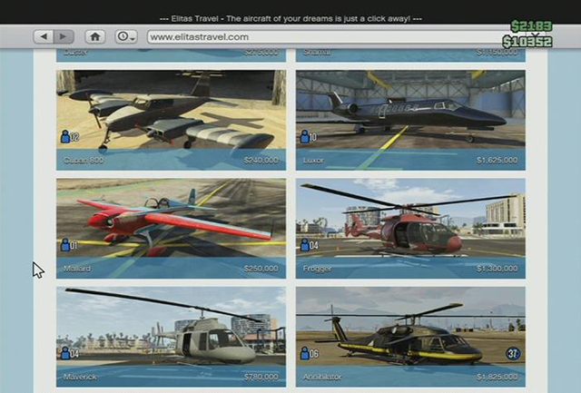 Sklep z pojazdami latającymi - GTA Online: Sklepy internetowe - zakupy, porady - GTA Online - poradnik do gry