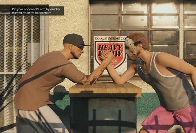 Siłowanie na rękę - GTA Online: Rozrywki - opis, porady - GTA Online - poradnik do gry