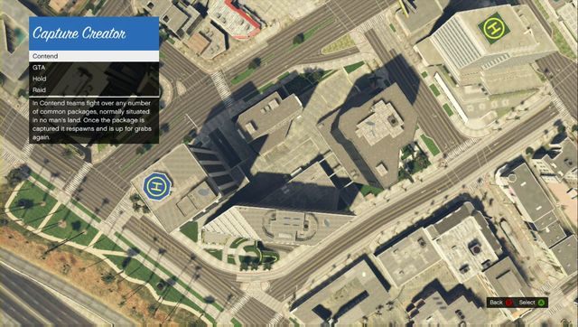 W pierwszej kolejności wybierasz moduł trybu Zdobywania - GTA Online: Tworzenie Zdobywania - kreator, porady - GTA Online - poradnik do gry