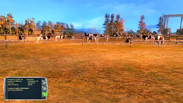 Na obrzeżach farmy znajduje zagroda dla krów. - Budynki na farmie | Elementy gry Symulator Farmy 2014 - Symulator Farmy 2014 - poradnik do gry