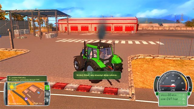 Daleko na północy znajduje się sklep rolniczy. - Budynki na mapie | Elementy gry Symulator Farmy 2014 - Symulator Farmy 2014 - poradnik do gry