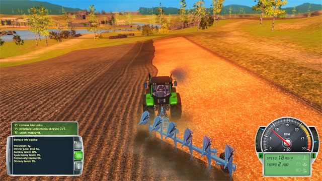 Kupno większego pługu pozwoli zaoszczędzić sporo czasu. - Oranie | Prace rolne Symulator Farmy 2014 - Symulator Farmy 2014 - poradnik do gry