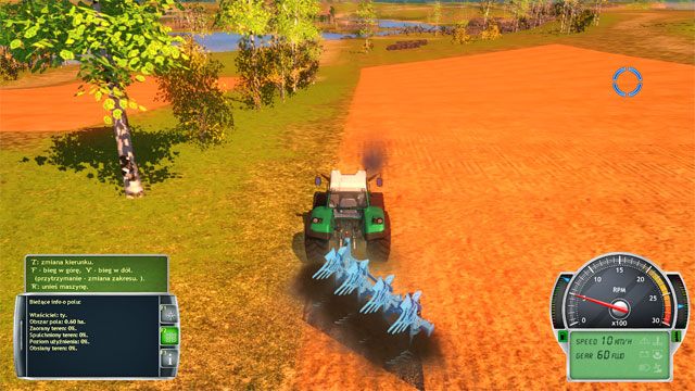 Oranie rozpocznij z brzegu pola. - Poznanie farmy i pierwsze prace | Kariera Symulator Farmy 2014 - Symulator Farmy 2014 - poradnik do gry