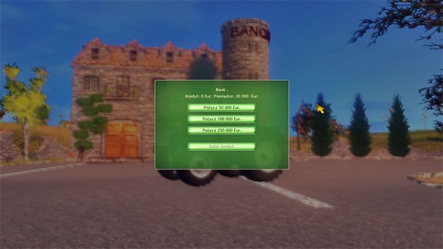 W banku masz do wyboru trzy kwoty kredytu. - Informacje ogólne | Rozwój gospodarstwa Symulator Farmy 2014 - Symulator Farmy 2014 - poradnik do gry