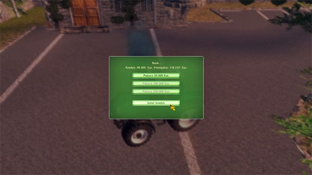 W każdej chwili, jeśli posiadasz odpowiednie środku, kredyt możesz spłacić wcześniej. - Informacje ogólne | Rozwój gospodarstwa Symulator Farmy 2014 - Symulator Farmy 2014 - poradnik do gry