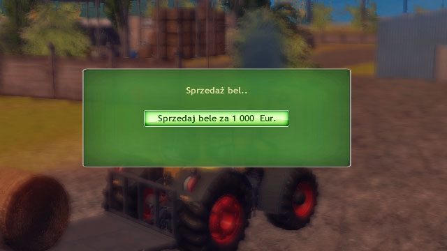 Sprzeda odbywa się poprzez klikanie jednego przycisku. - Działalność w polu na większą skalę | Rozwój gospodarstwa Symulator Farmy 2014 - Symulator Farmy 2014 - poradnik do gry