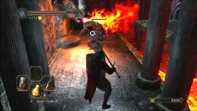 Wykorzystaj ogień do pokonania wroga - Iron Keep - droga do króla - Dark Souls II - poradnik do gry