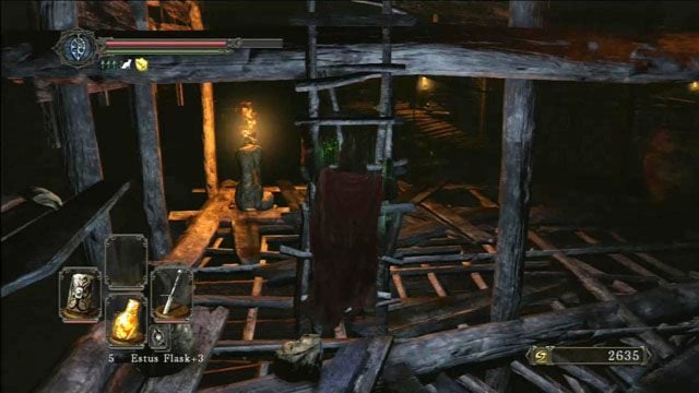 Wejdź po drabinie - The Gutter - Dark Souls II - poradnik do gry