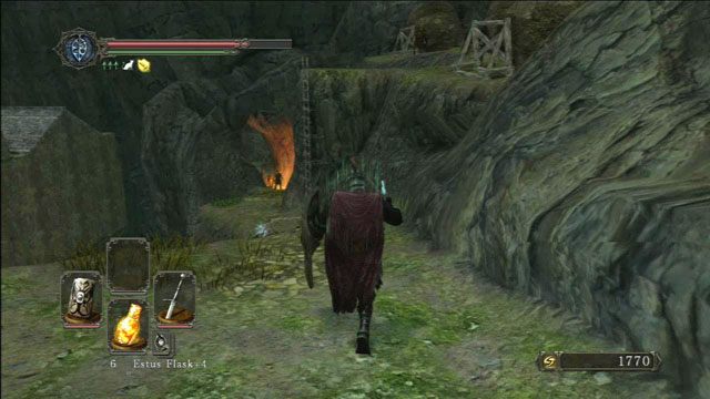 Uważaj na głazy - Brightstone Cove Of Tseldora - obóz - Dark Souls II - poradnik do gry