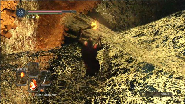 Zejdź po pajęczynach - Brightstone Cove Of Tseldora - leże królowej - Dark Souls II - poradnik do gry