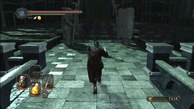 Zabij człekokształtne mamuty - Drangleic Castle - dziedziniec - Dark Souls II - poradnik do gry